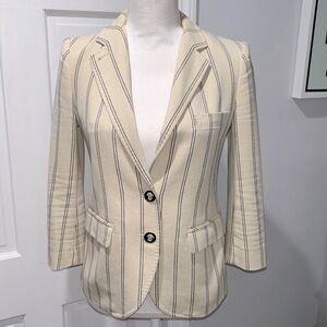 Tory Burch cotton blend blazer.  Sz 0